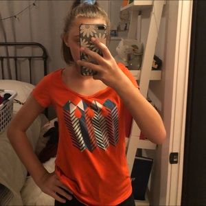 Diamond orange t-shirt